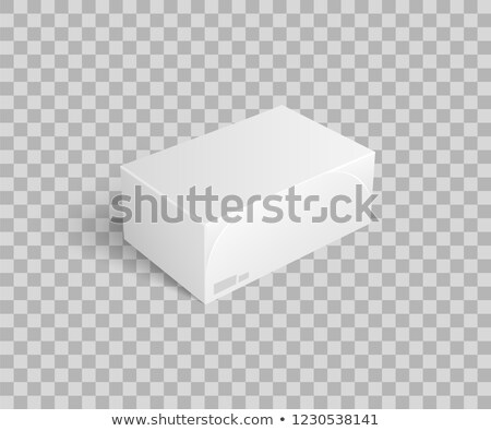 Foto stock: Carton Package For Keeping Things Icon Vector