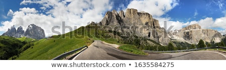 Stok fotoğraf: Sassolungo From Sella Pass