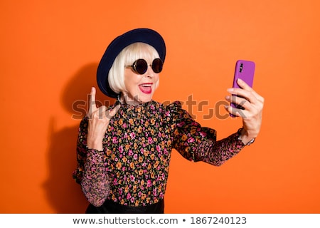 Foto stock: Crazy Woman