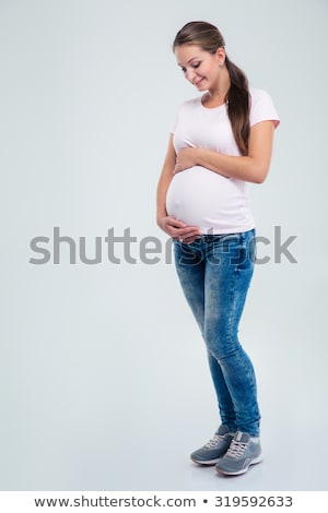 Stock photo: Full Length Portrait Of A Pregnant Woman