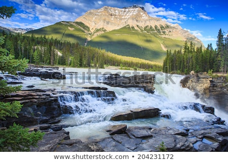 [[stock_photo]]: Athabasca Waterfalls Alberta Canada