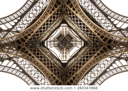 Stok fotoğraf: Bottom View On Eiffel Tower