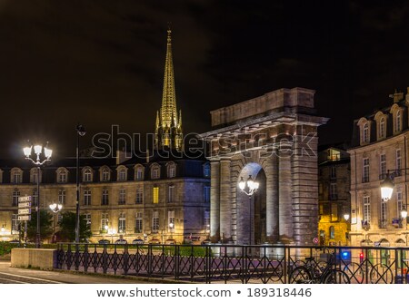Stock fotó: Porte De Bourgogne In Bordeaux