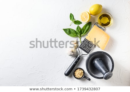 Zdjęcia stock: Pesto Sauce Ingredients