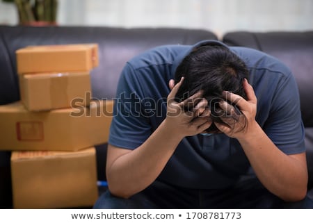 Stock photo: Delivery Man Drunk At Work
