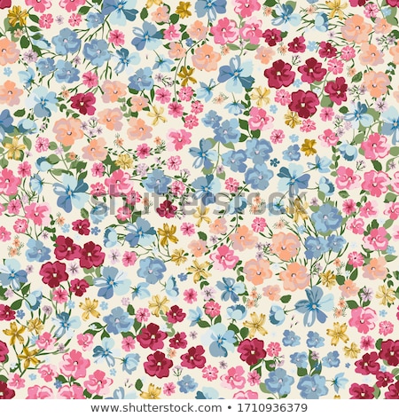 Stok fotoğraf: Flower Seamless Pattern