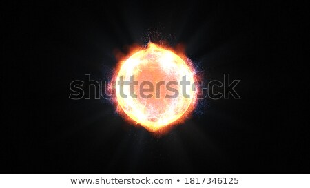 [[stock_photo]]: Illustration Of Sunspot And Solar Flare Activity