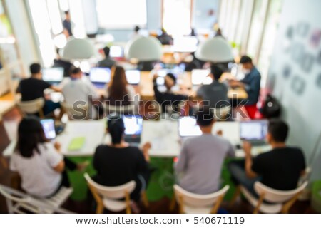 Foto stock: Trainees In Classroom