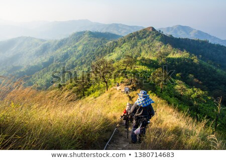 Zdjęcia stock: Tourist Climbing