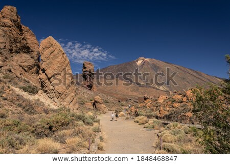 Foto stock: Erosion On Tenerife With Rocks