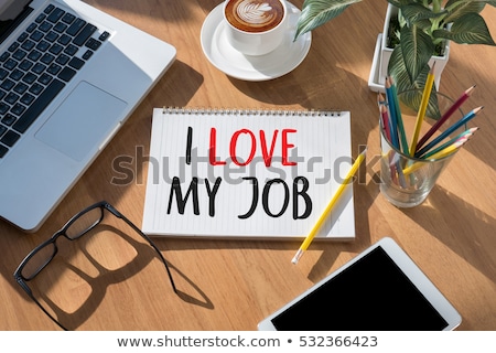 Zdjęcia stock: Love My Job