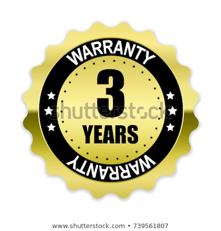 Foto stock: 3 Years Warranty Purple Vector Icon Button