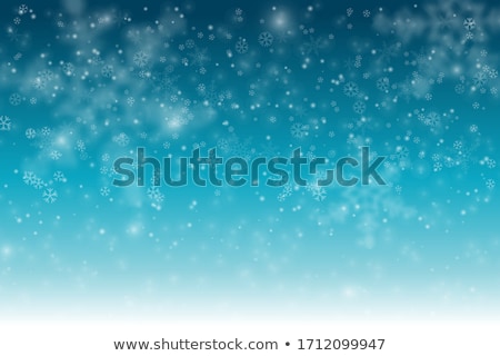 Сток-фото: Vector Illustration Of Cool Blue Christmas Decoration
