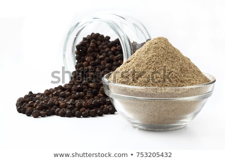 Stock fotó: Powdered Black Pepper
