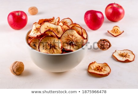 Foto stock: Heap Of Loose Apple Pieces