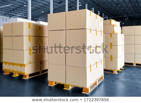 [[stock_photo]]: Boxes At Pallets