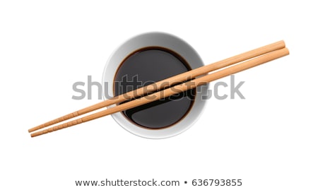 [[stock_photo]]: Soy Sauce And Chopsticks