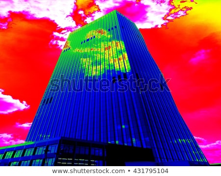 Stock photo: Building Thermography Illustration