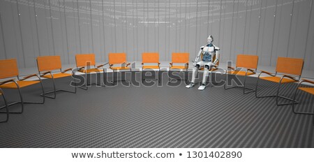 Stok fotoğraf: Humanoid Robot Therapy Session