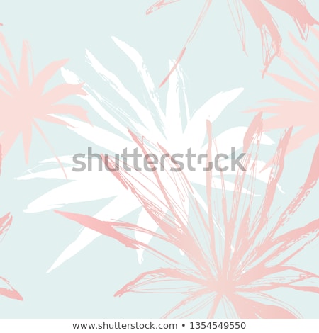 Stok fotoğraf: Abstract Fan Seamless Vector Pastel Pink Pattern