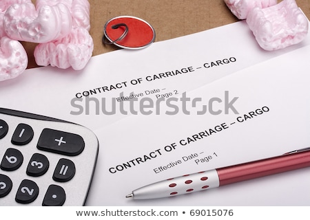 Stock photo: Foam Filler And Contract