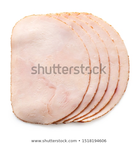 Сток-фото: Stack Of Ham Slices