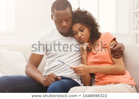 Zdjęcia stock: Couple Pregnancy Test Negative