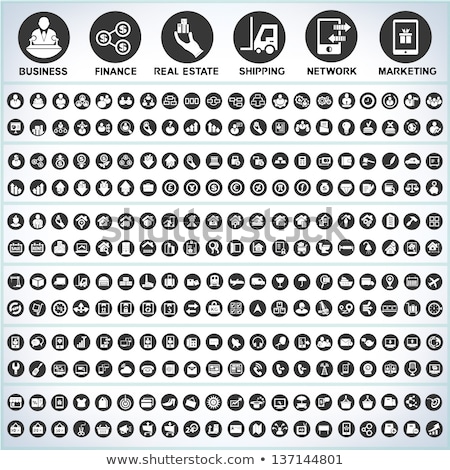 Stockfoto: Banking Concept Icons Vector Illustration