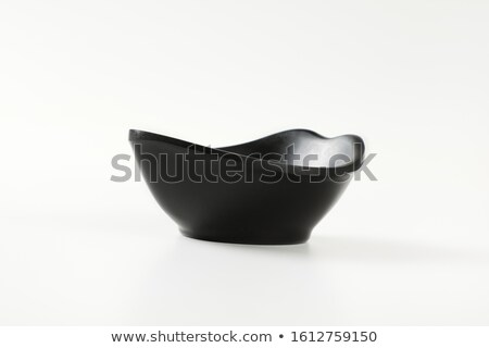 Foto d'archivio: Curve Black Snack Bowl