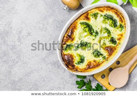 Stock photo: Baked Broccoli With Cheese