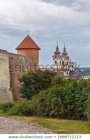 St Anthonys Church And Fortress Eger Hungary Foto stock © Borisb17