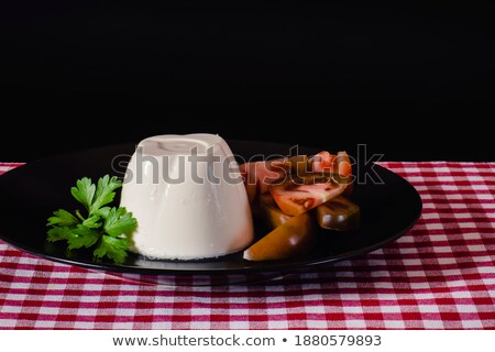 [[stock_photo]]: Parsley On Red Tablecloth