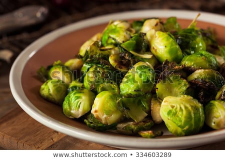 Foto stock: Cooked Brussels Sprouts