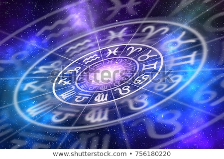 Stock fotó: Horoscope Zodiac Illustration