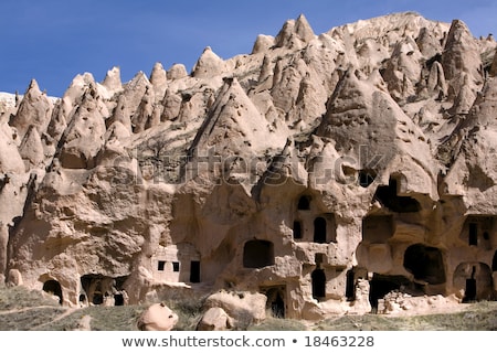 Сток-фото: Ancient Cave Houses In Cappadocia