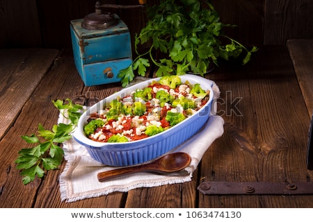 Casserole And Raw Vegetables Foto stock © Dar1930