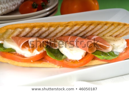 Jambon Panini Caprese Et Parme [[stock_photo]] © keko64