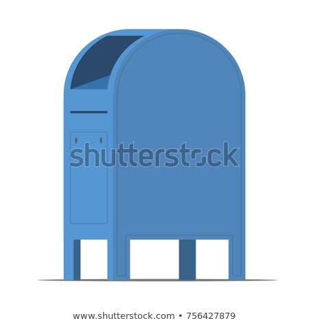 Zdjęcia stock: Mailbox Blue