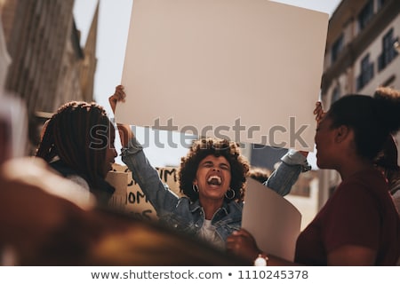 Stock foto: Empty Protest Sign