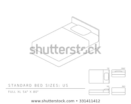 Stock photo: Isometric Outline Icons Set 54