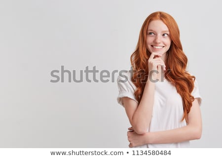 Foto d'archivio: Portrait Of Thoughtful Young Woman