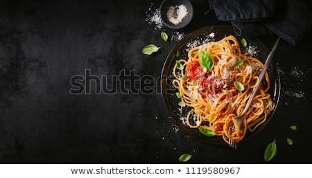 Zdjęcia stock: Pasta Tomatoes And Herbs