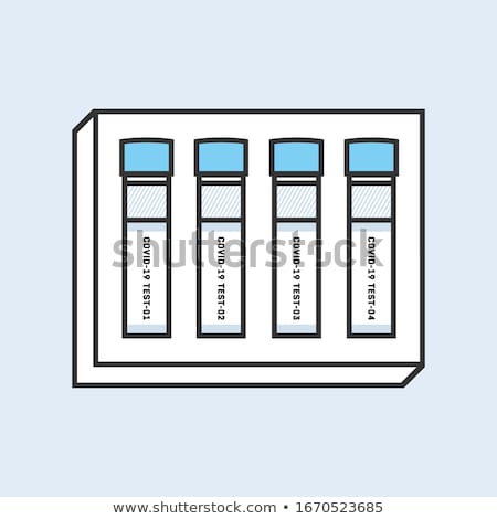 Stock photo: Coronavirus Test Kit Abstract Concept Vector Illustration