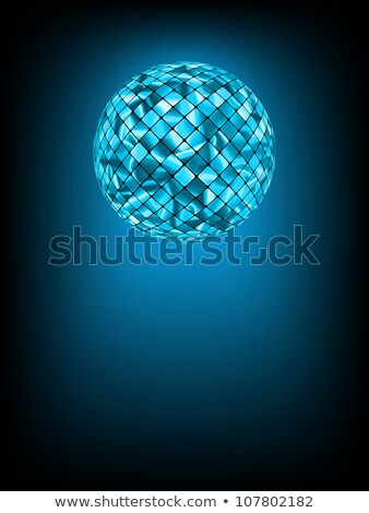 Сток-фото: Disco Ball With Glow In Haze Eps 8