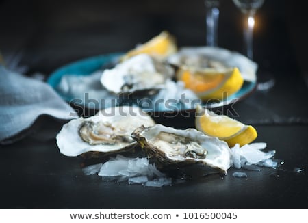 Stockfoto: Gourmet Oyster Dish