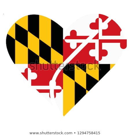 Zdjęcia stock: Miniature Flag Of Baltimore Maryland