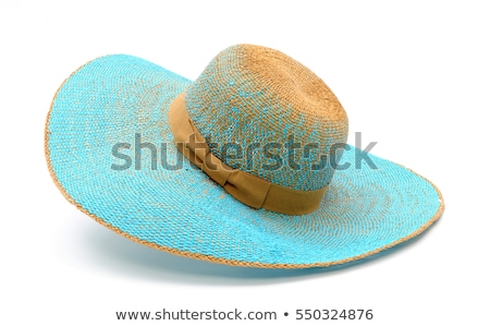 Сток-фото: Beautiful Modern Woman Wearing Summer Hat