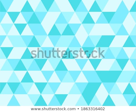 Stok fotoğraf: Azure Blue Abstract Low Polygon Background