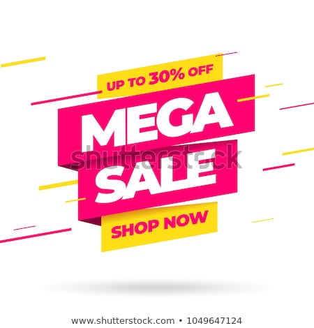 Stock photo: Mega Sale Banner Design For Promotion