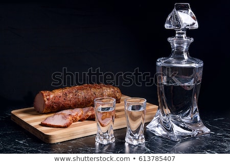 Zdjęcia stock: Glasses Of Russian Drink Vodka